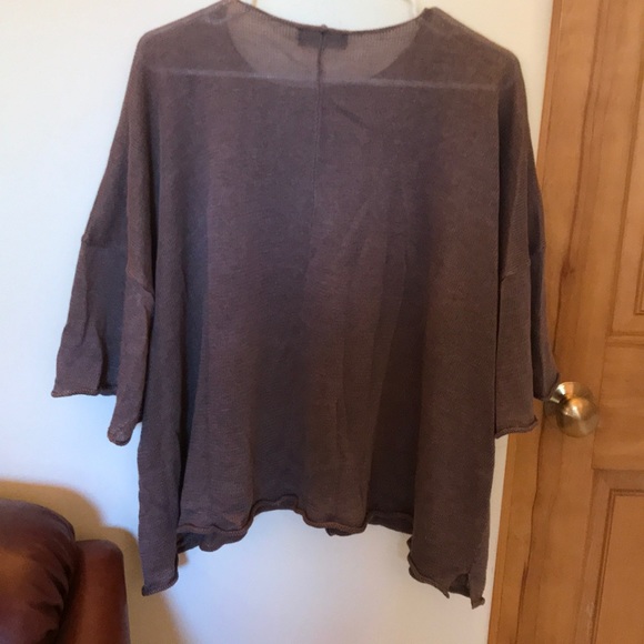 Taupe Linen Sweater by Eskandar - Picture 8 of 8